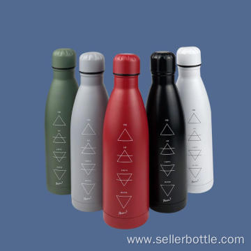 500ml Stainless Steel Silk Printing Vacuum Cola Bottle